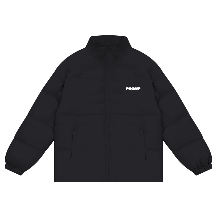POOMP PLUMP LOGO Unisex Zipper Puffer Coat