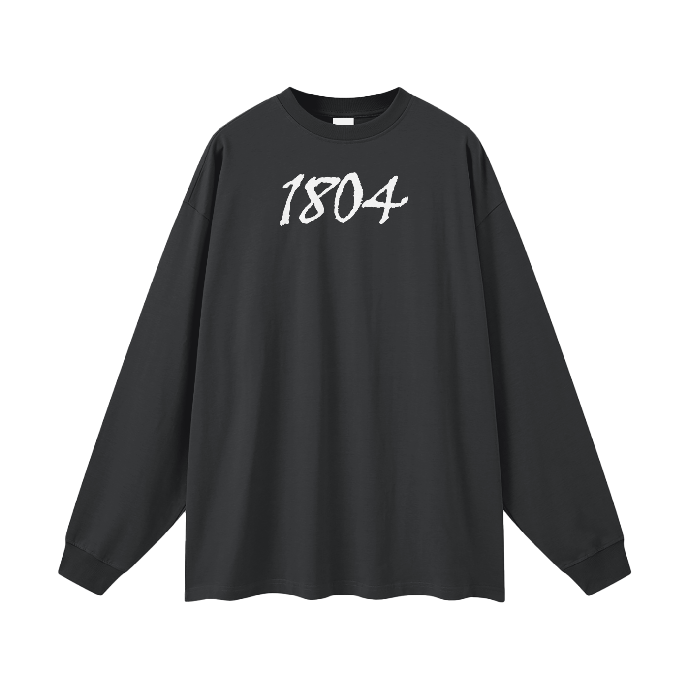 1804 Streetwear Unisex 305G FOG 100% Cotton Long Sleeve Tee