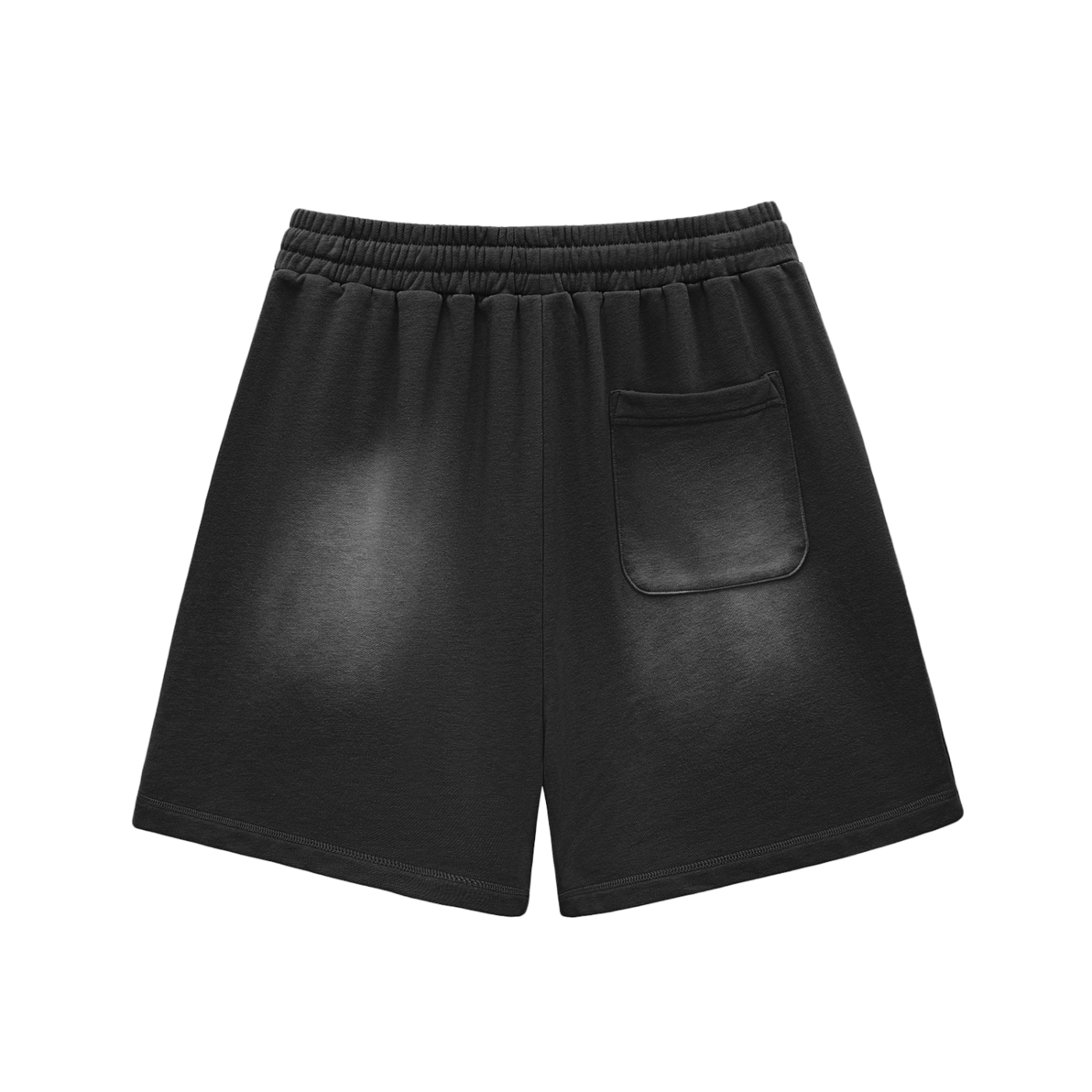 1804 Sun Fade Raw Edge Cotton Shorts