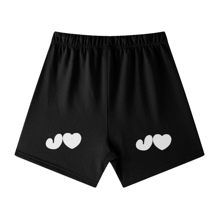 J♥J♥ Streetwear Unisex Heavyweight Earth Tone Loose Fit FOG 100% Cotton Shorts