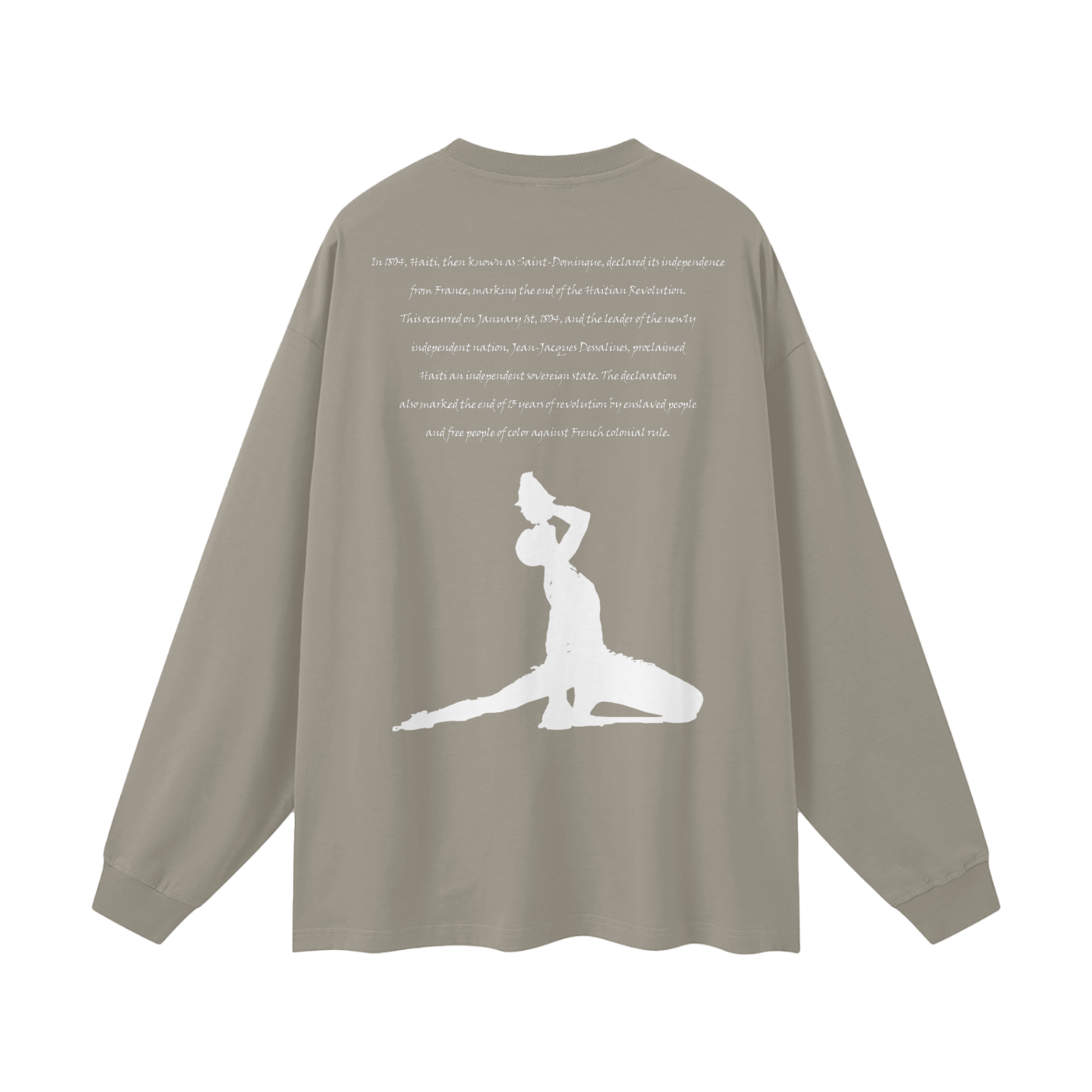 1804 Streetwear Unisex 305G FOG 100% Cotton Long Sleeve Tee
