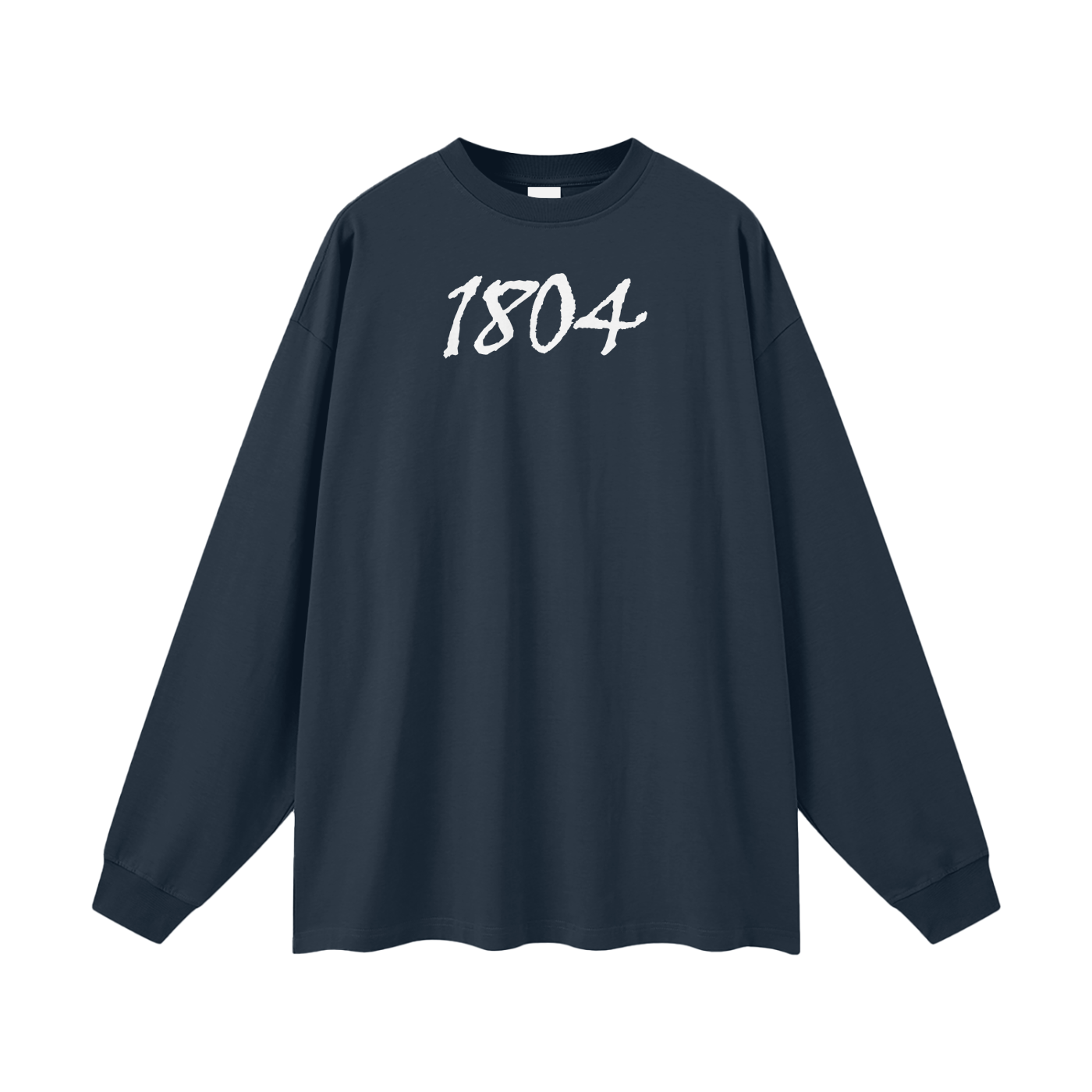 1804 Streetwear Unisex 305G FOG 100% Cotton Long Sleeve Tee