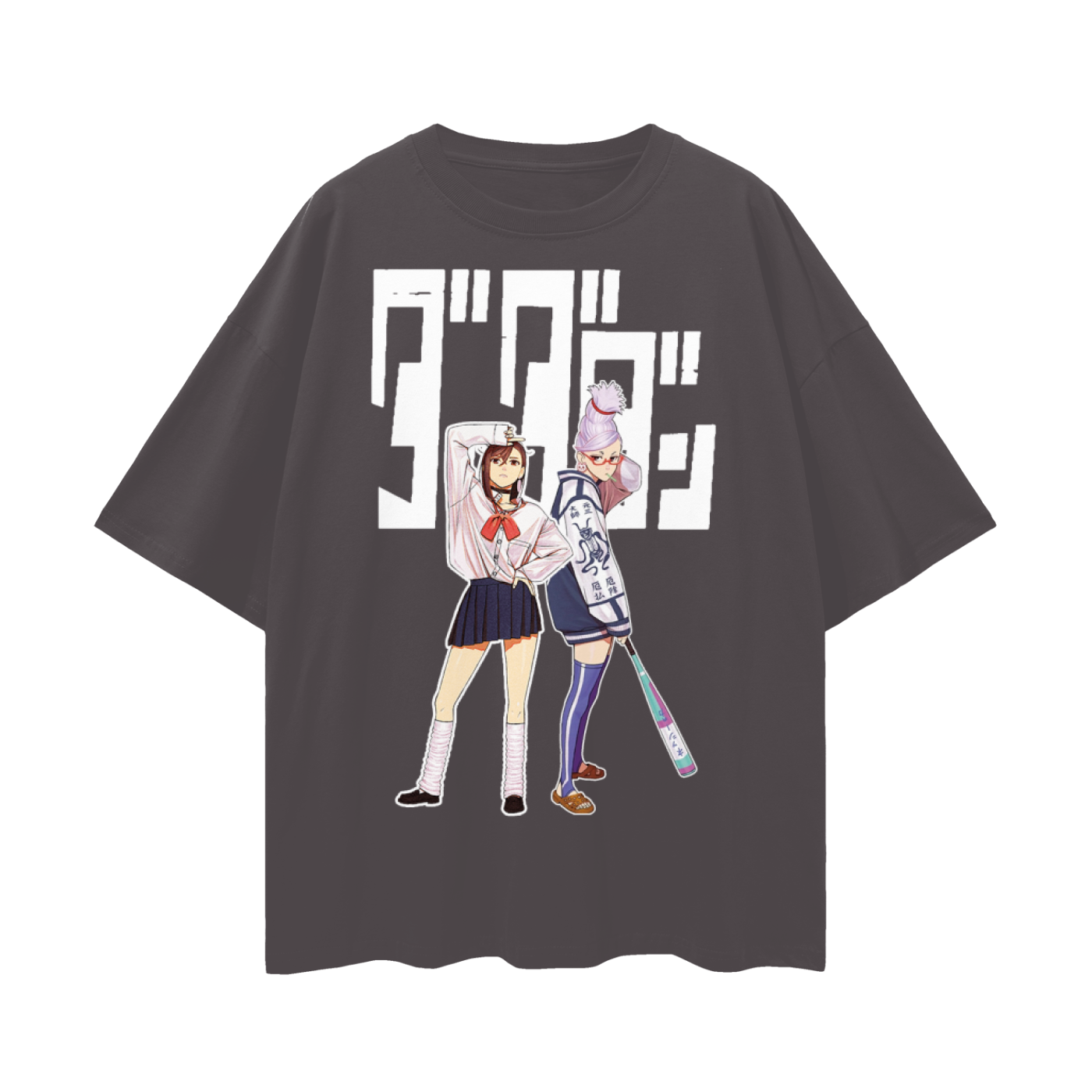 MOMO&GMA (FRONT) Oversize Deep Drop Shoulder Tee - 190 GSM