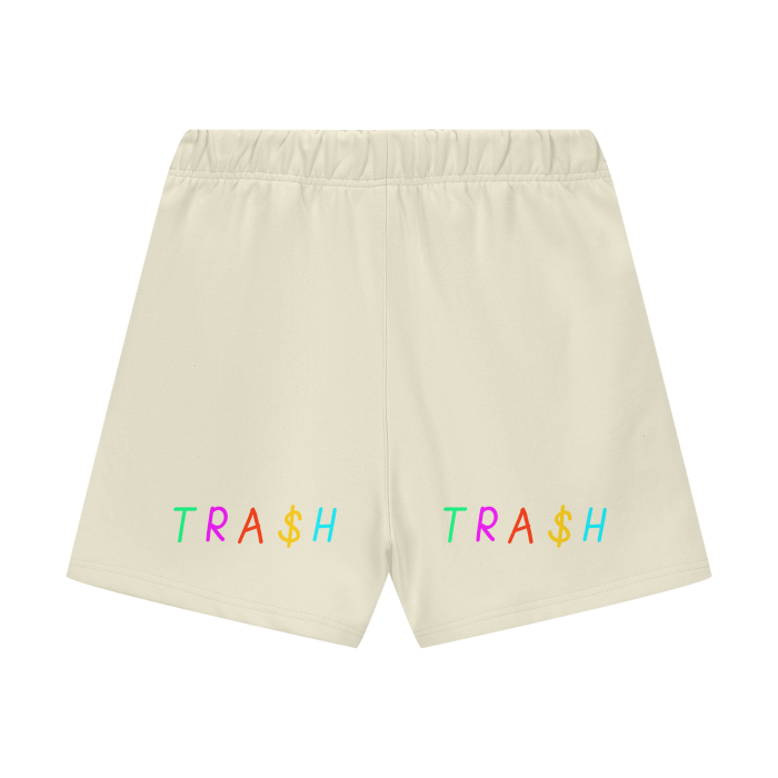 TRA$H Streetwear Unisex Heavyweight 460G Fleece Loose Fit Shorts