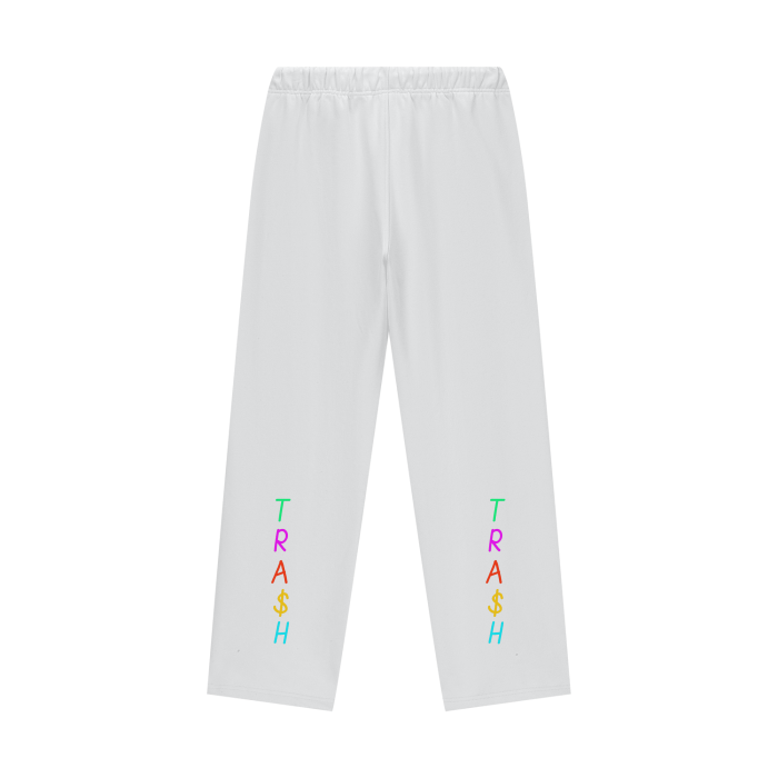 TRA$H Fleece Lined Straight Leg Pants - 460 GSM