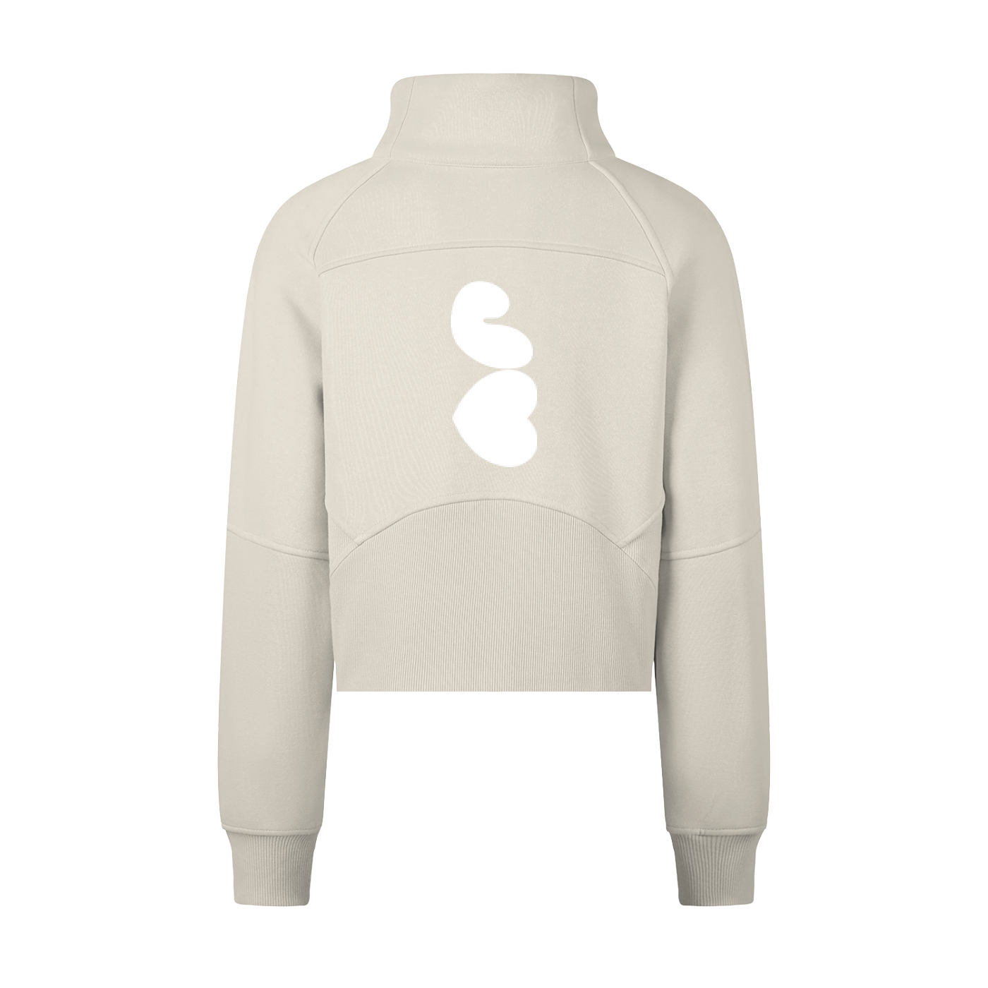 J♥J♥ Cropped Half-Zip Sweatshirt