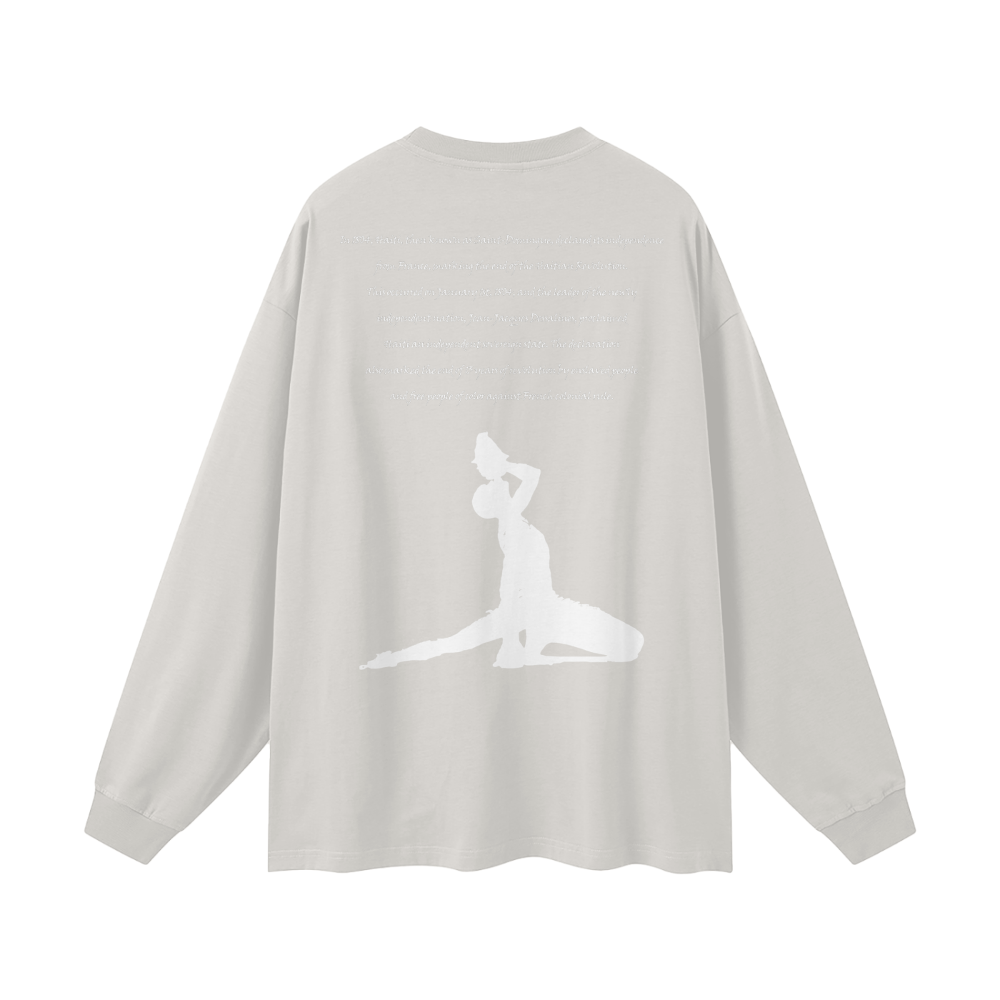 1804 Streetwear Unisex 305G FOG 100% Cotton Long Sleeve Tee