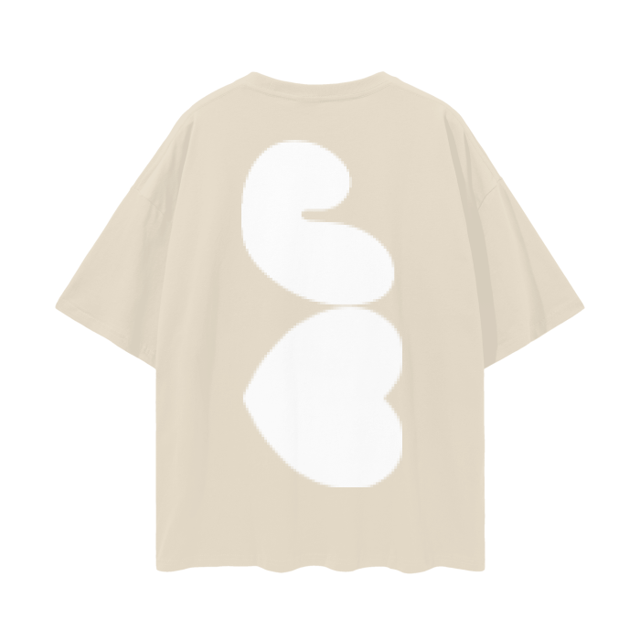 J♥ Oversize Deep Drop Shoulder Tee - 190 GSM