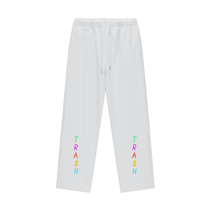 TRA$H Fleece Lined Straight Leg Pants - 460 GSM