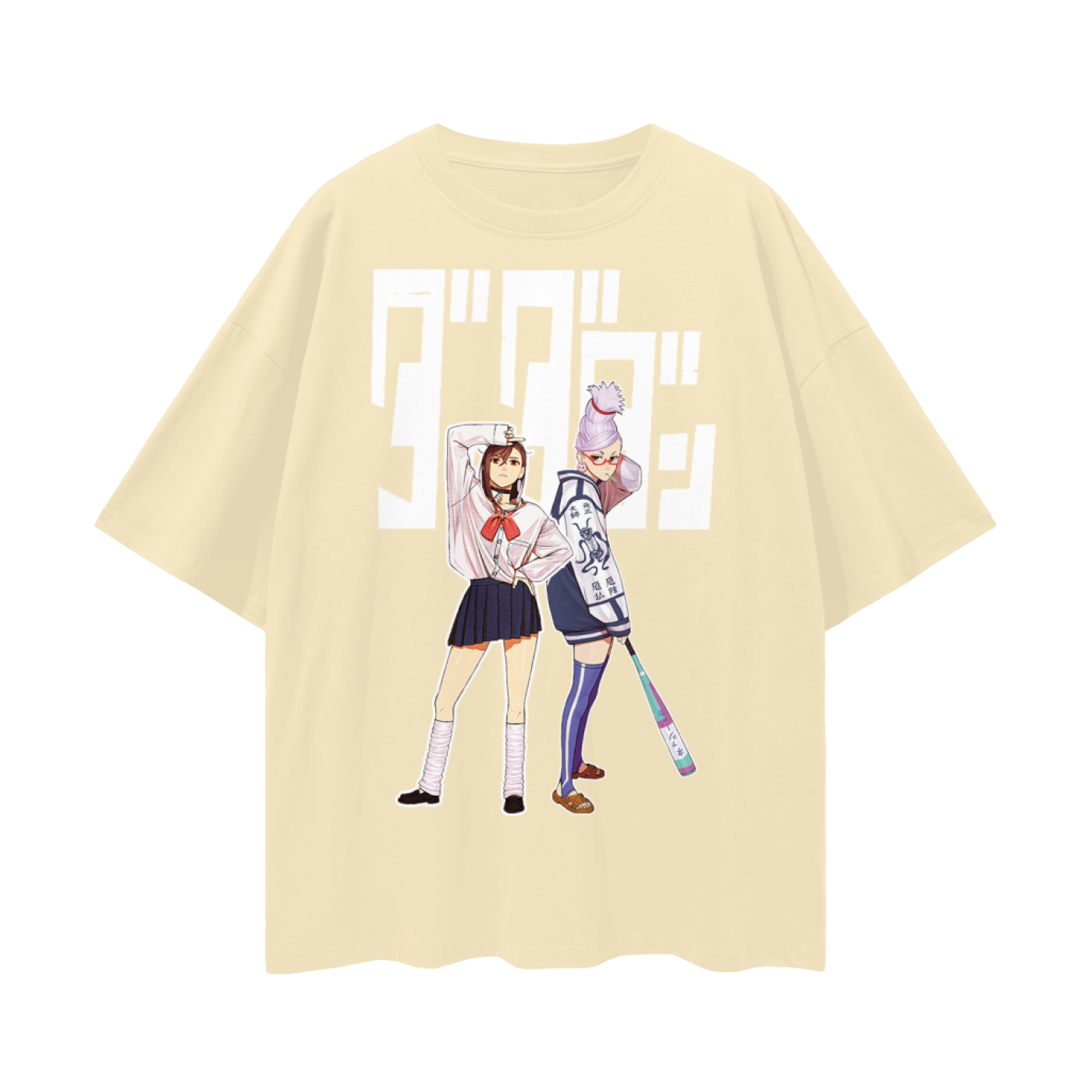 MOMO&GMA (FRONT) Oversize Deep Drop Shoulder Tee - 190 GSM