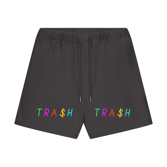 TRA$H Streetwear Unisex Heavyweight 460G Fleece Loose Fit Shorts