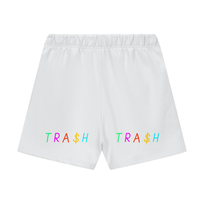 TRA$H Streetwear Unisex Heavyweight 460G Fleece Loose Fit Shorts
