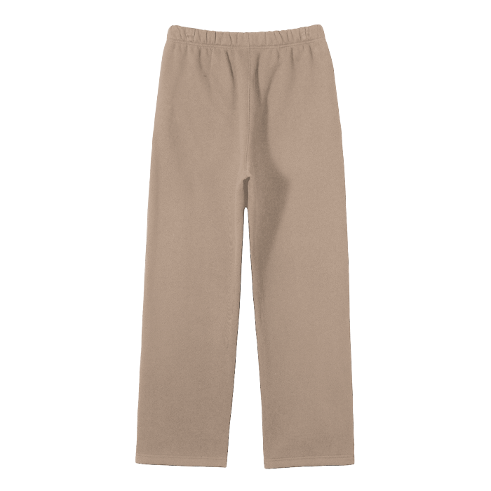 BIG MOTHERF*CKER Streetwear Unisex Solid Color Fleece Straight Leg Pants