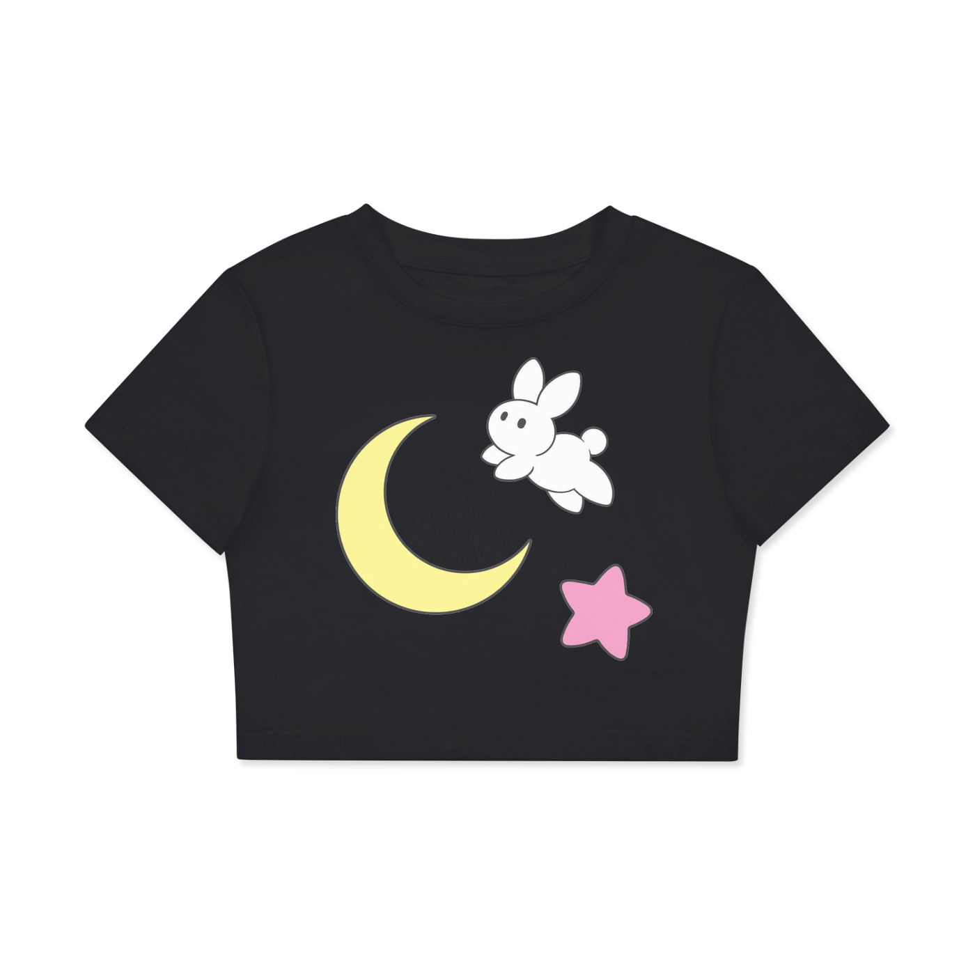 RMS UNISEX Fitted Crop Tee | Bodycon T-Shirt