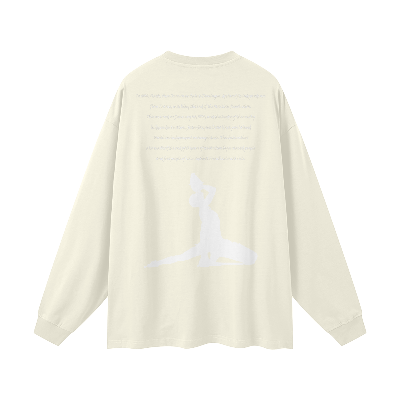 1804 Streetwear Unisex 305G FOG 100% Cotton Long Sleeve Tee