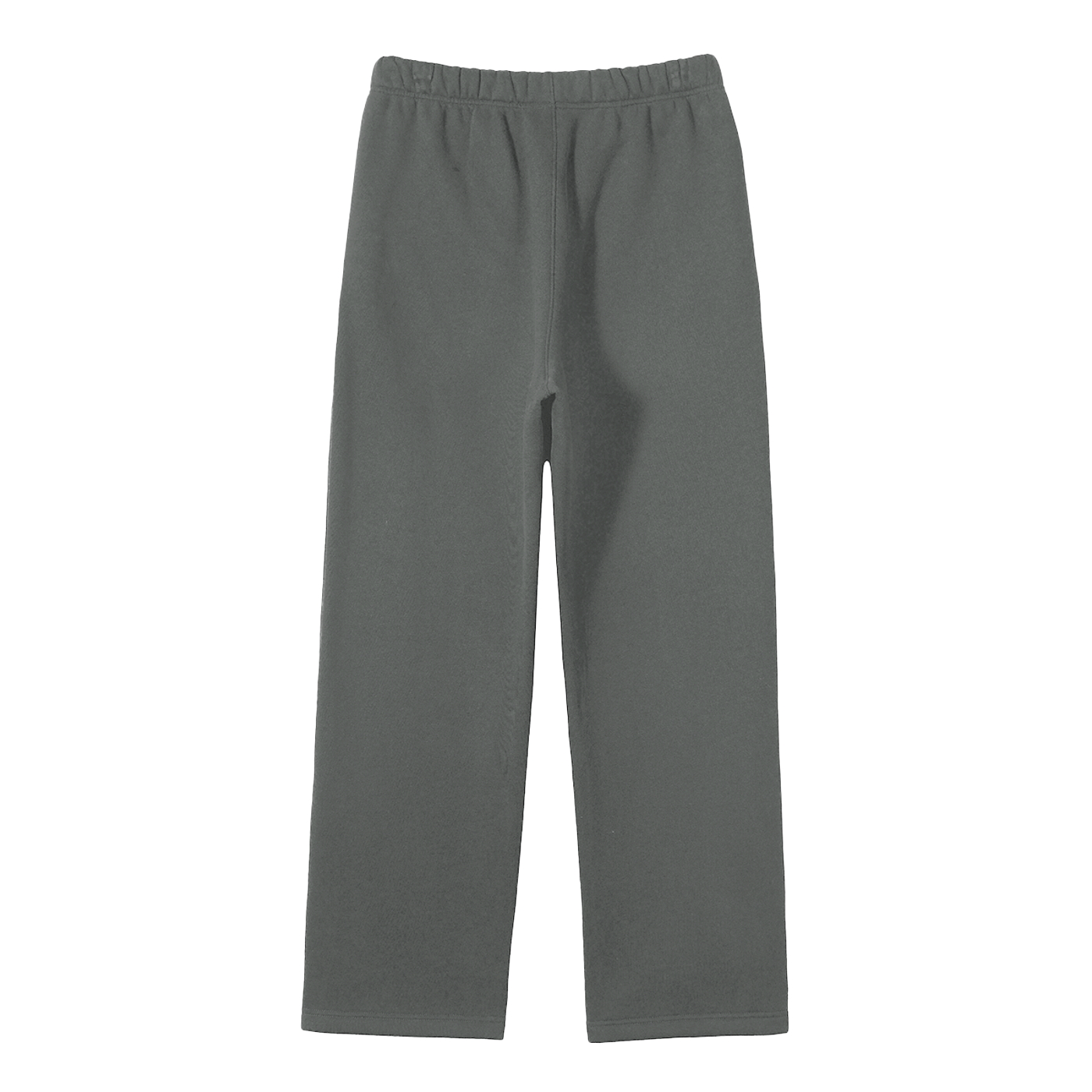 1804 Streetwear Unisex Solid Color Fleece Straight Leg Pants