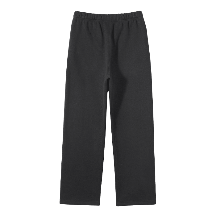 BIG MOTHERF*CKER Streetwear Unisex Solid Color Fleece Straight Leg Pants