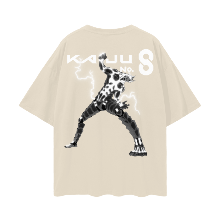 Kaiju No.8 Oversize Deep Drop Shoulder Tee - 190 GSM