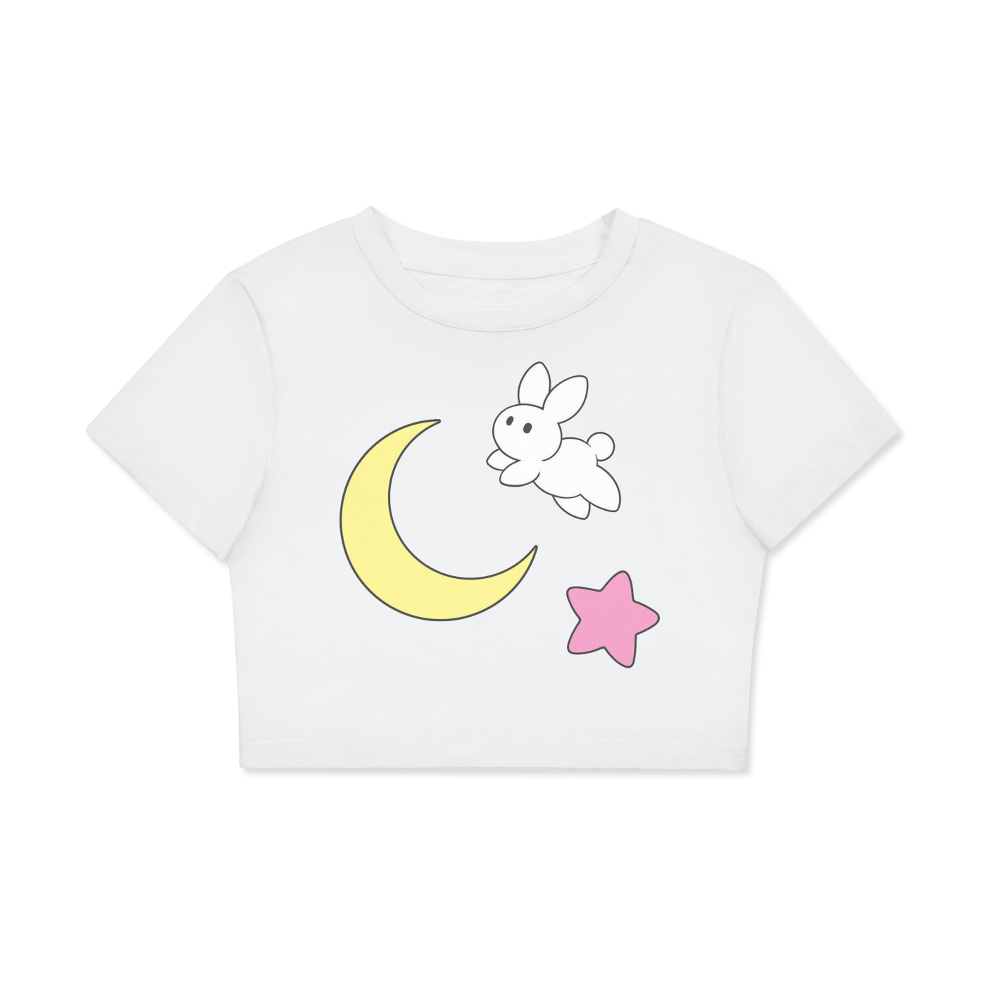 RMS UNISEX Fitted Crop Tee | Bodycon T-Shirt