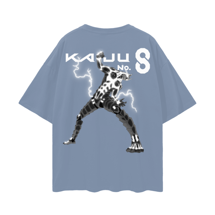 Kaiju No.8 Oversize Deep Drop Shoulder Tee - 190 GSM