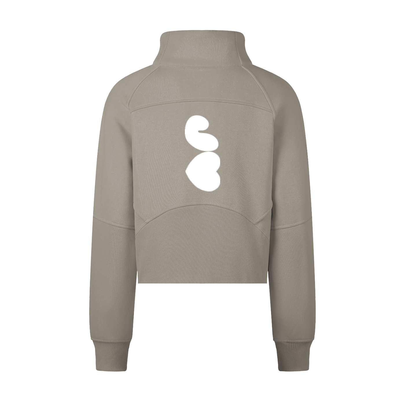 J♥J♥ Cropped Half-Zip Sweatshirt