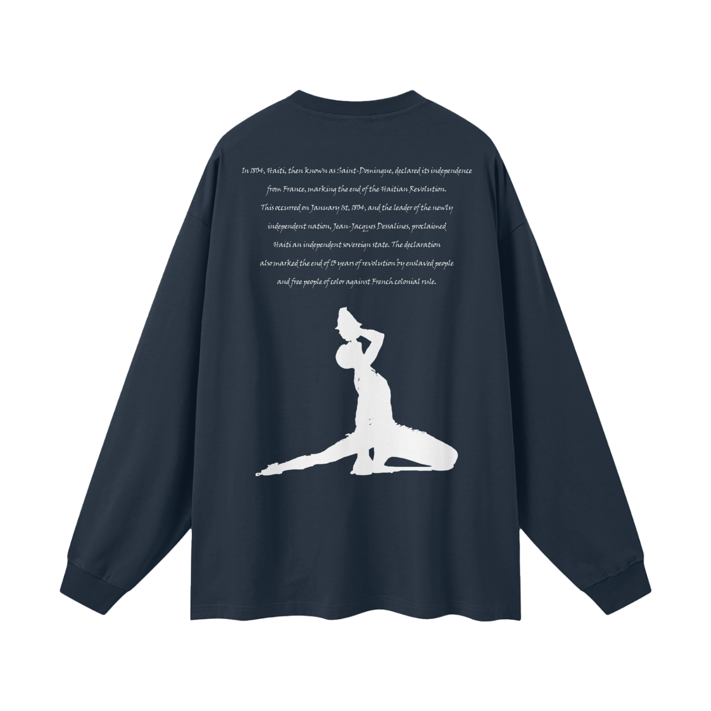 1804 Streetwear Unisex 305G FOG 100% Cotton Long Sleeve Tee