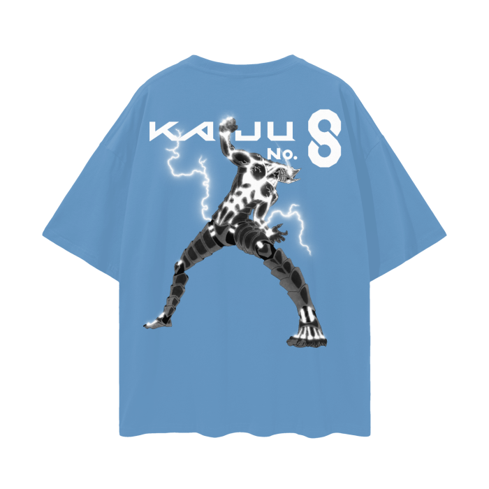 Kaiju No.8 Oversize Deep Drop Shoulder Tee - 190 GSM