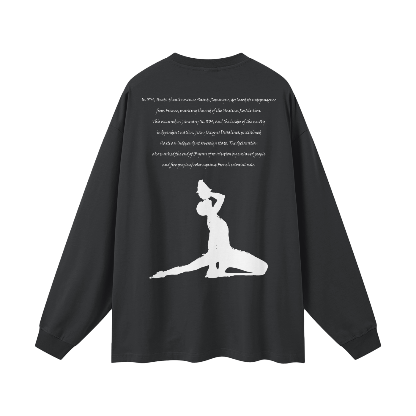 1804 Streetwear Unisex 305G FOG 100% Cotton Long Sleeve Tee