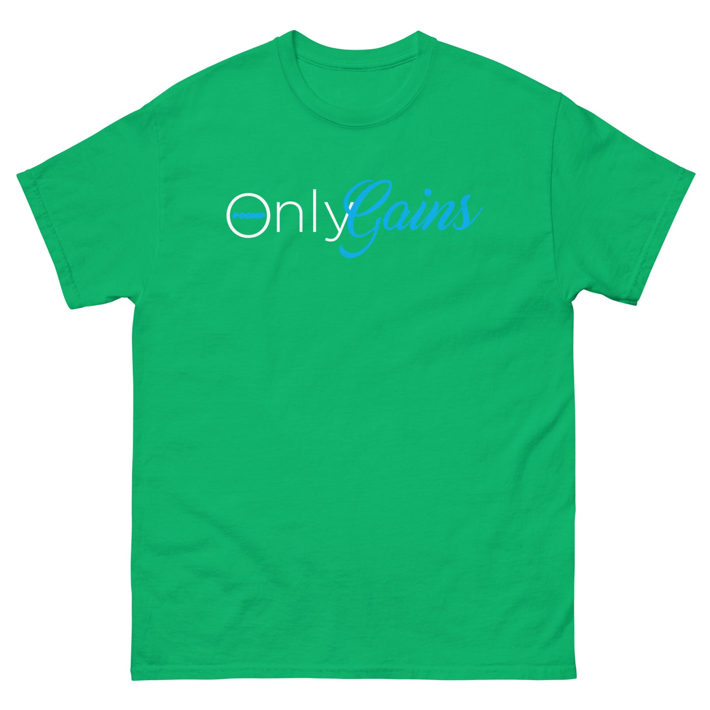 POOMP ONLY GAINZ (FRONT) Unisex classic tee