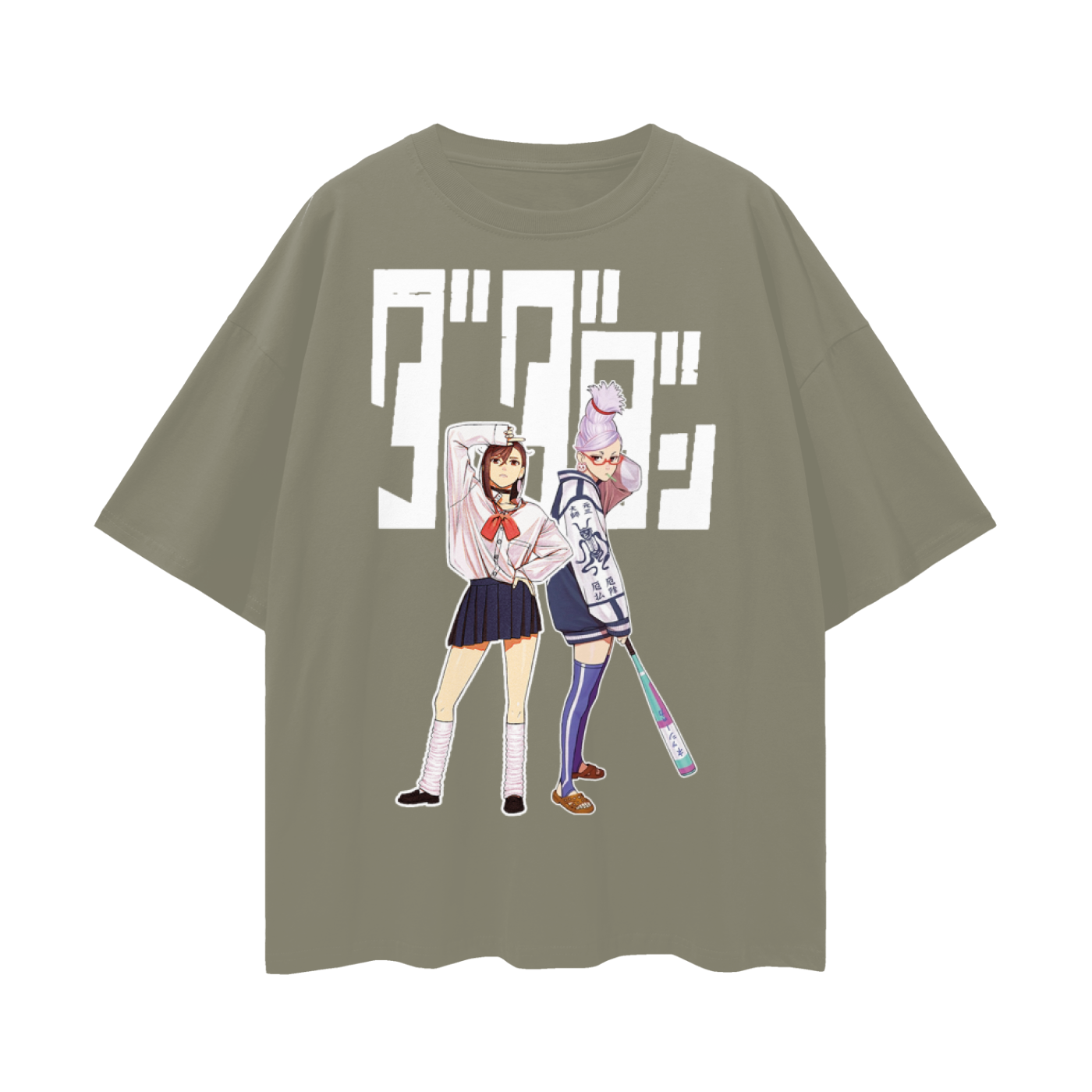 MOMO&GMA (FRONT) Oversize Deep Drop Shoulder Tee - 190 GSM