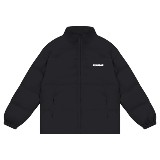 POOMP PLUMP LOGO Unisex Zipper Puffer Coat