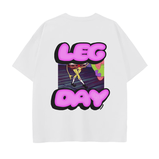 Leg day Drop Shoulder T-Shirt - 250 GSM