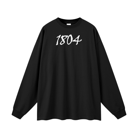 1804 Streetwear Unisex 305G FOG 100% Cotton Long Sleeve Tee