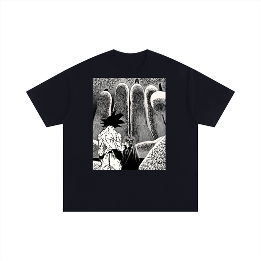 Goku vs Apostles Unisex Oversized Cotton T-Shirt