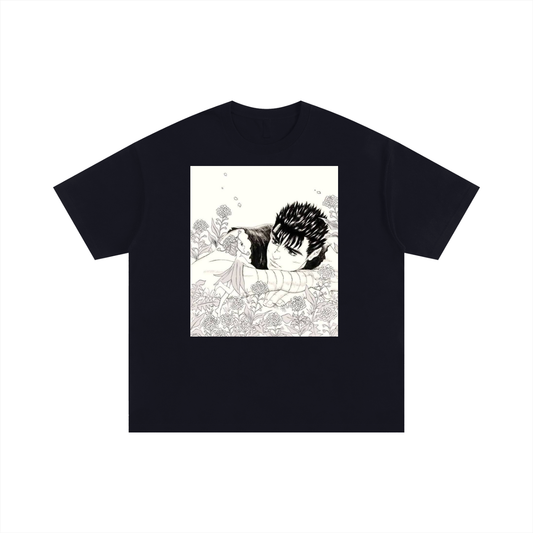 Berserk Gatz "Warrior in a garden" Unisex Oversized Cotton T-Shirt