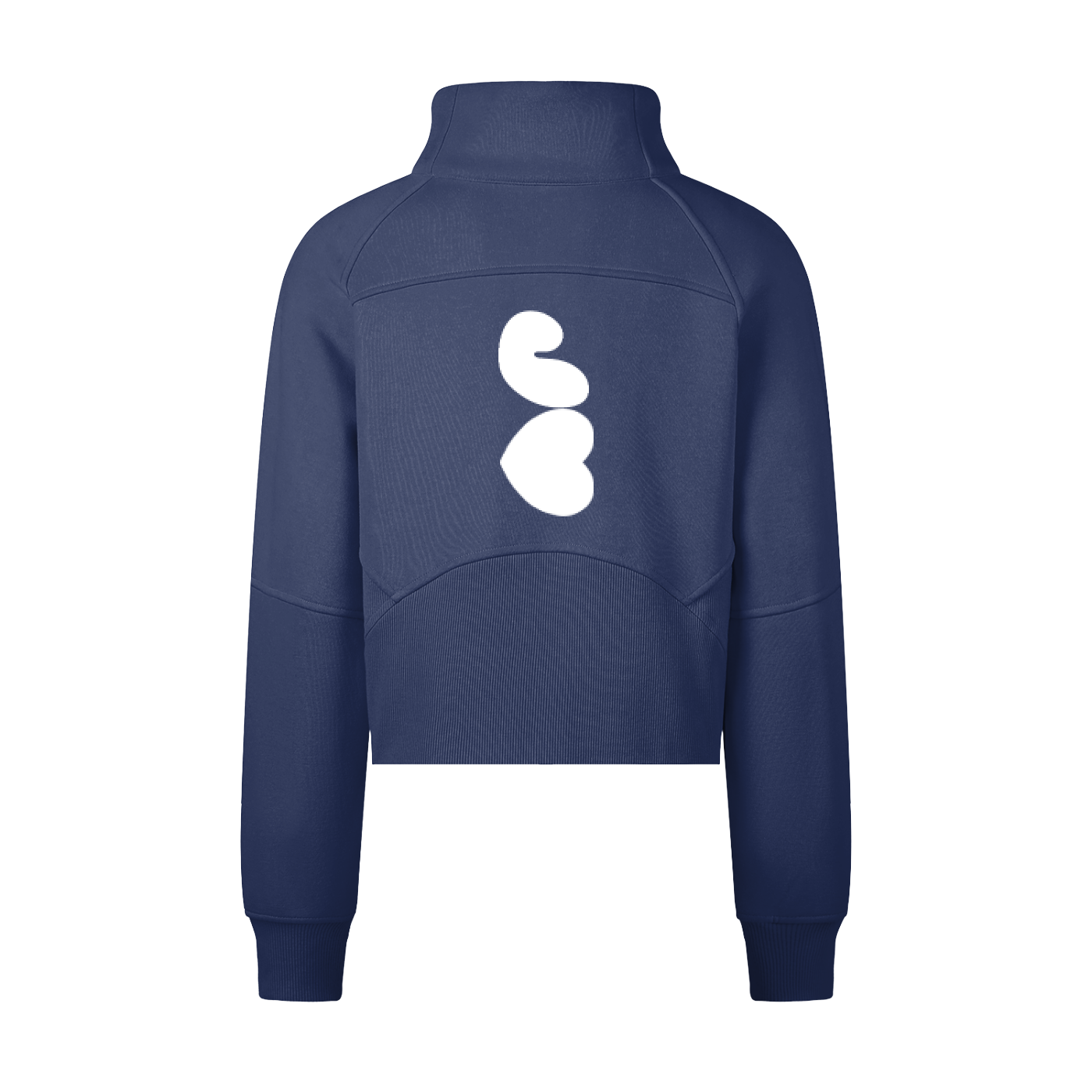 J♥J♥ Cropped Half-Zip Sweatshirt