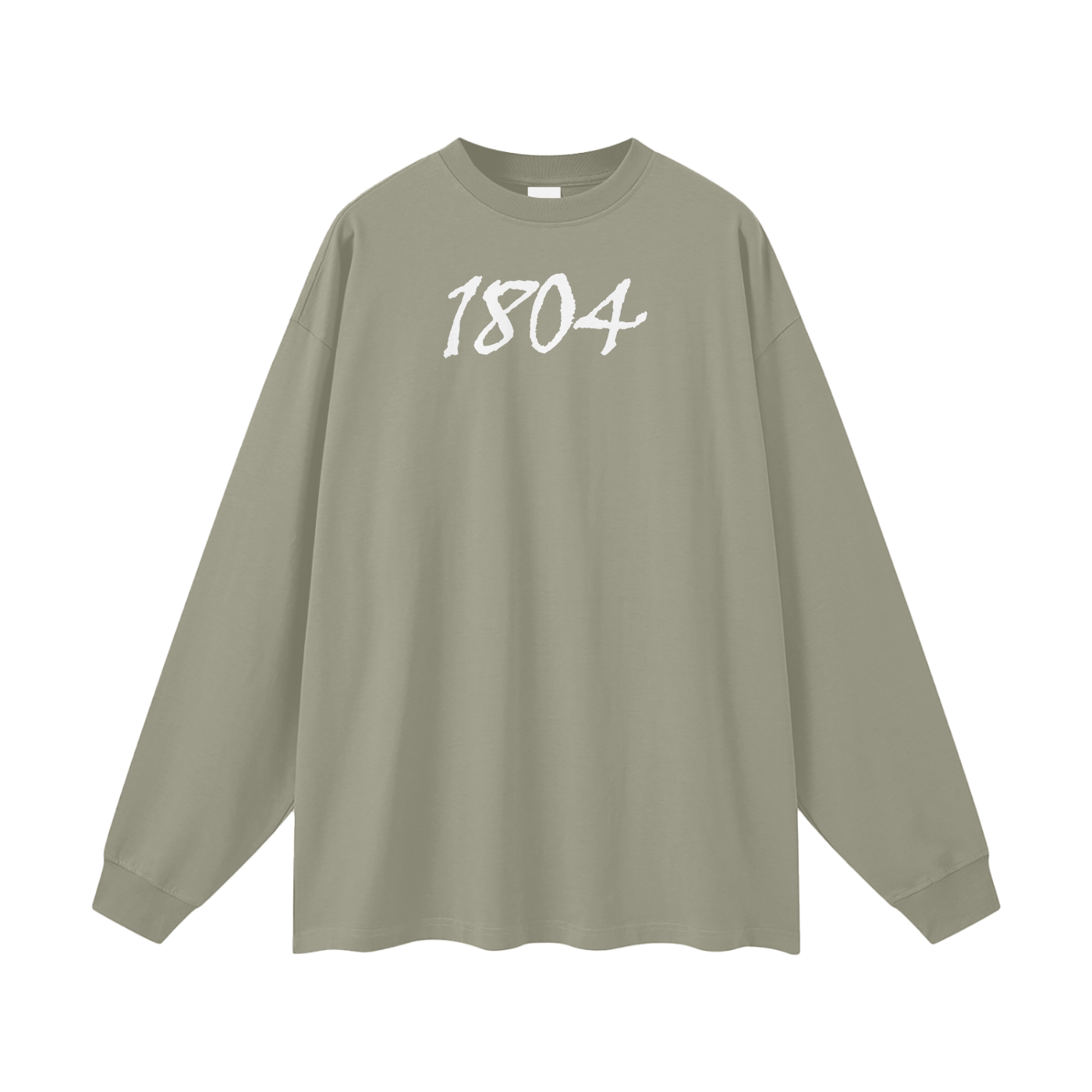 1804 Streetwear Unisex 305G FOG 100% Cotton Long Sleeve Tee