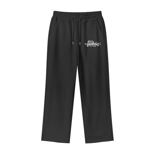 Jugenslagz channel support Unisex 100% Cotton Fleece Straight Wide Leg Jogger