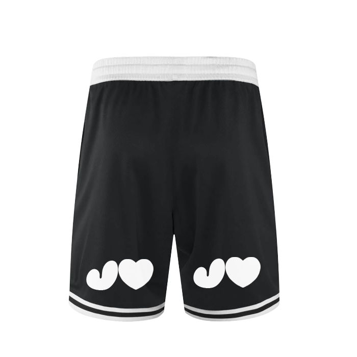 Classic Stripe Trim Zip Pocket Basketball Shorts - 160 GSM