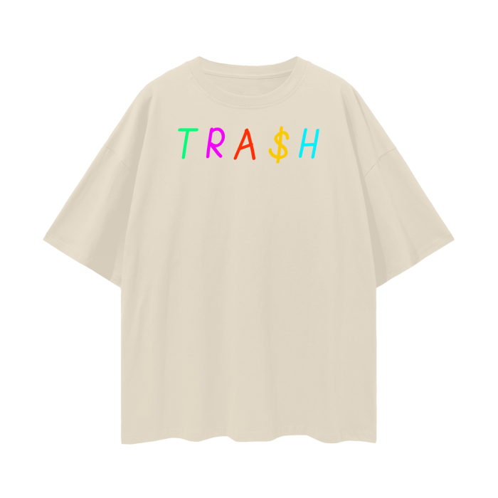 TRA$H Oversized Tee - 190 GSM