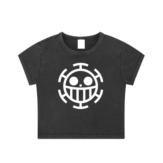 Heart Pirates Snow Washed Crop Top