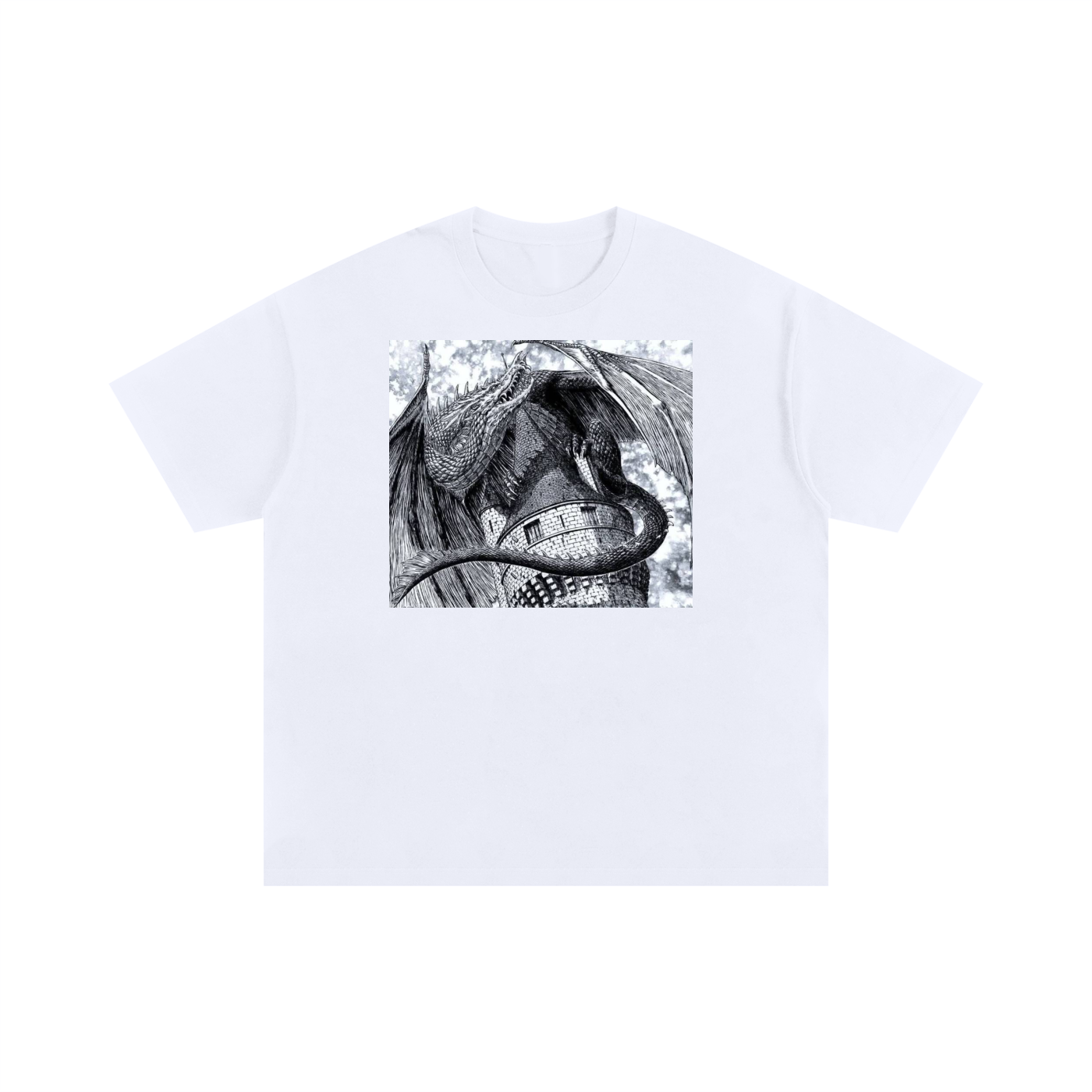 DRAGON!!! Unisex Oversized Cotton T-Shirt