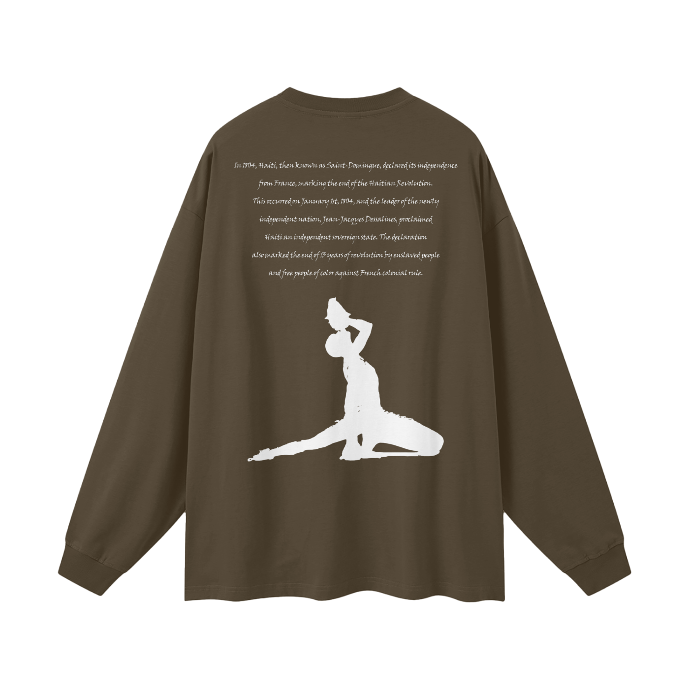 1804 Streetwear Unisex 305G FOG 100% Cotton Long Sleeve Tee