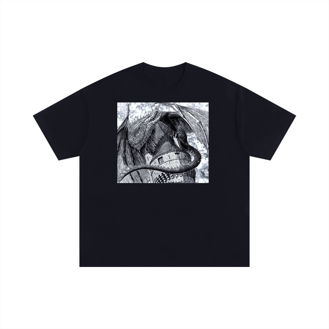 DRAGON!!! Unisex Oversized Cotton T-Shirt