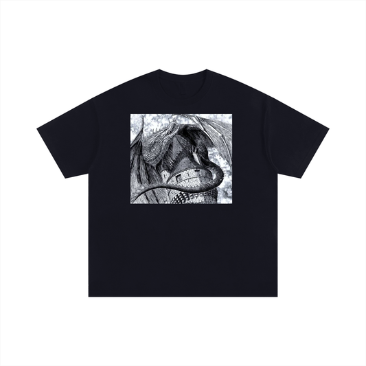 DRAGON!!! Unisex Oversized Cotton T-Shirt