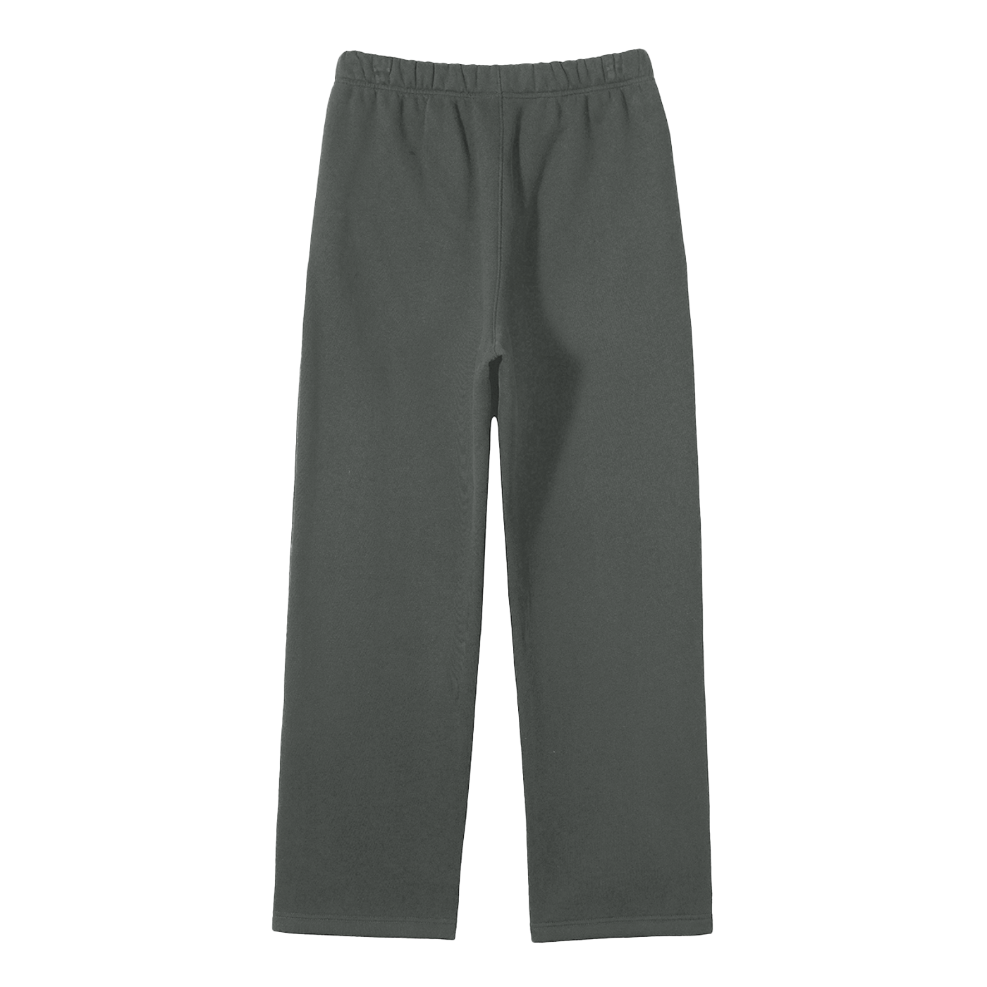 1804 Streetwear Unisex Solid Color Fleece Straight Leg Pants
