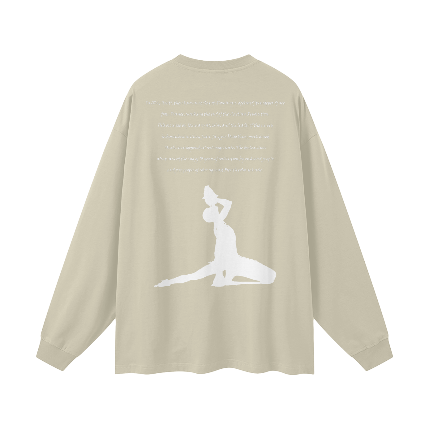 1804 Streetwear Unisex 305G FOG 100% Cotton Long Sleeve Tee