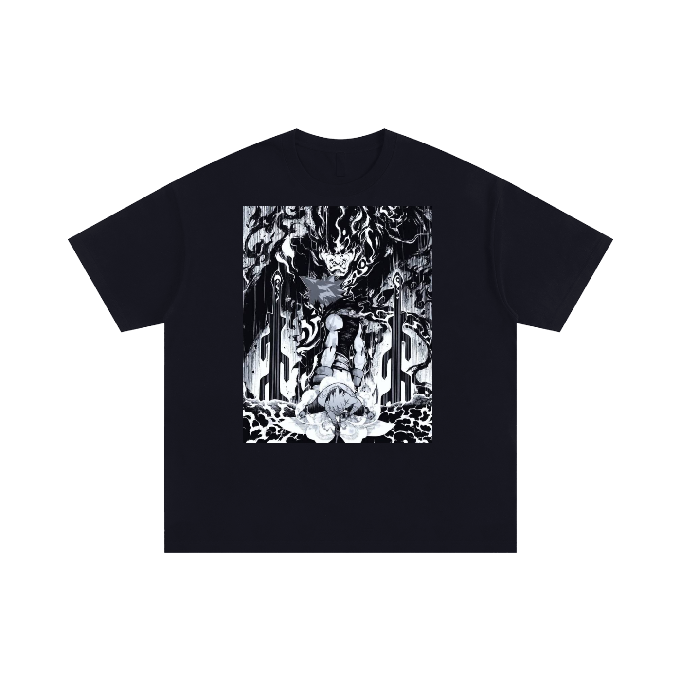 BLACK STAR Unisex Oversized Cotton T-Shirt