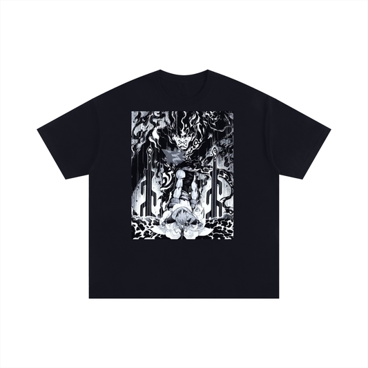 BLACK STAR Unisex Oversized Cotton T-Shirt