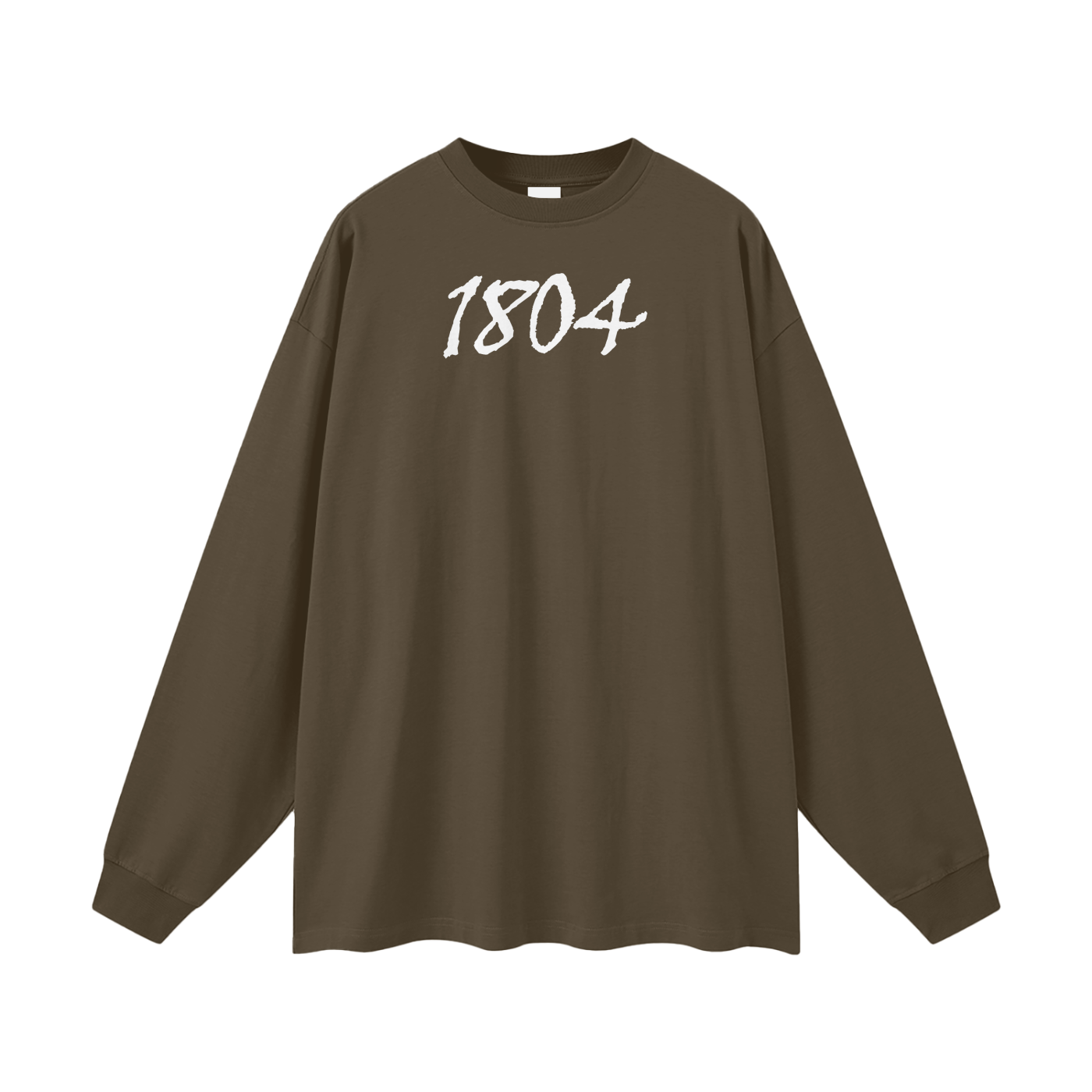 1804 Streetwear Unisex 305G FOG 100% Cotton Long Sleeve Tee